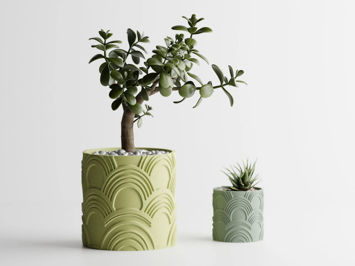 Ripple Curve Pot