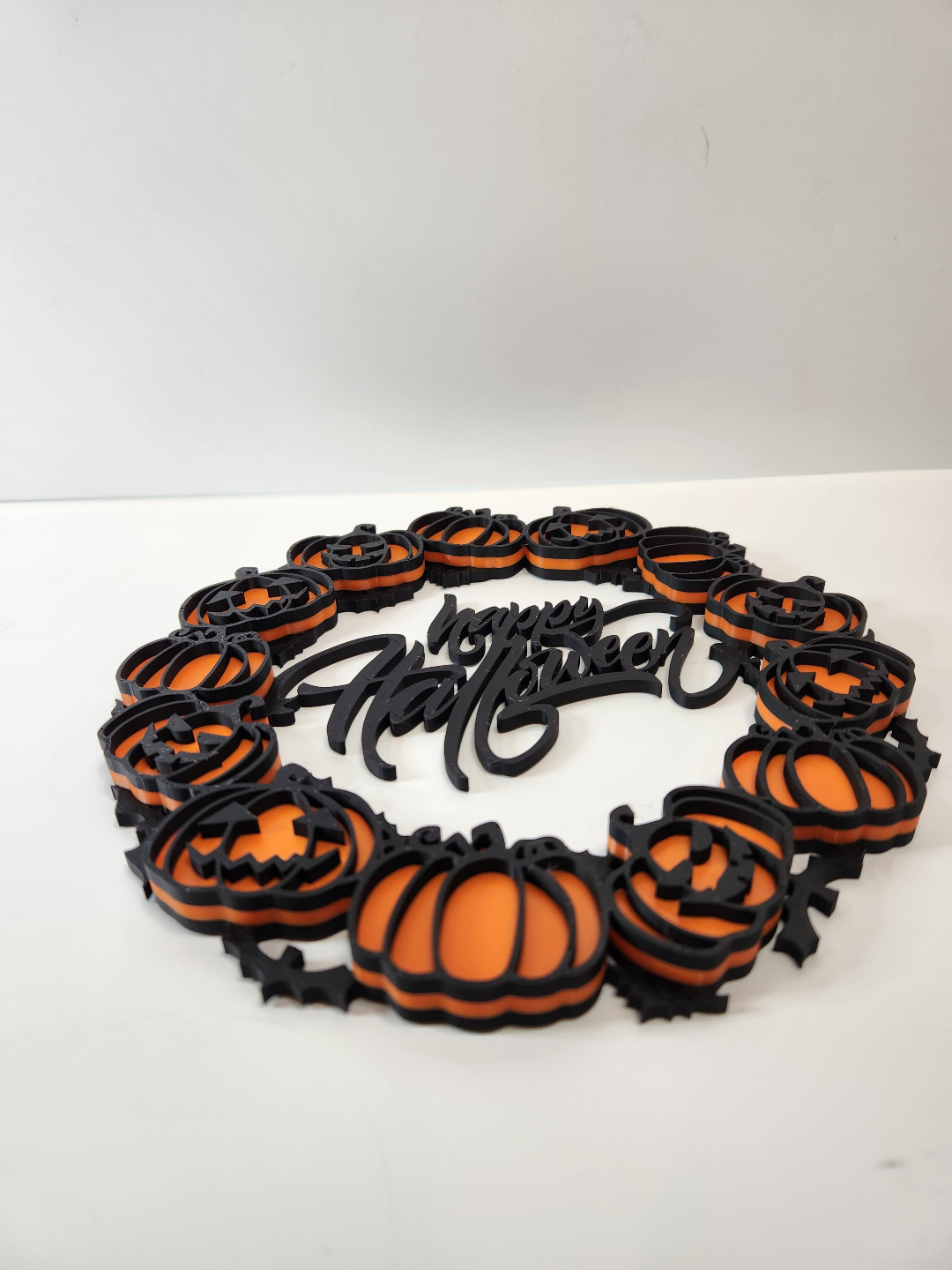 Happy Halloween Wreath - Wall / Window hanging