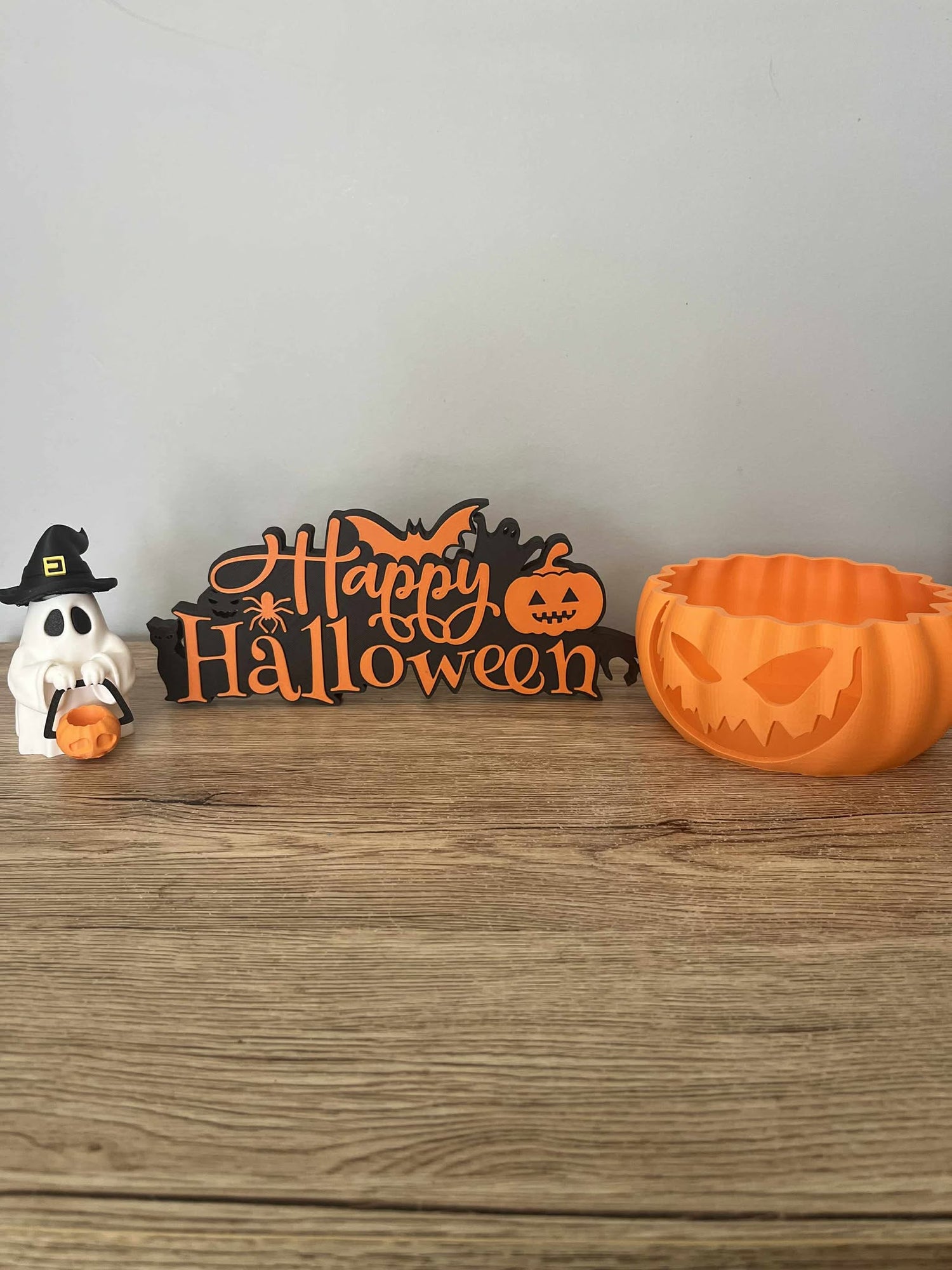 🎃 Happy Halloween 3D Sign