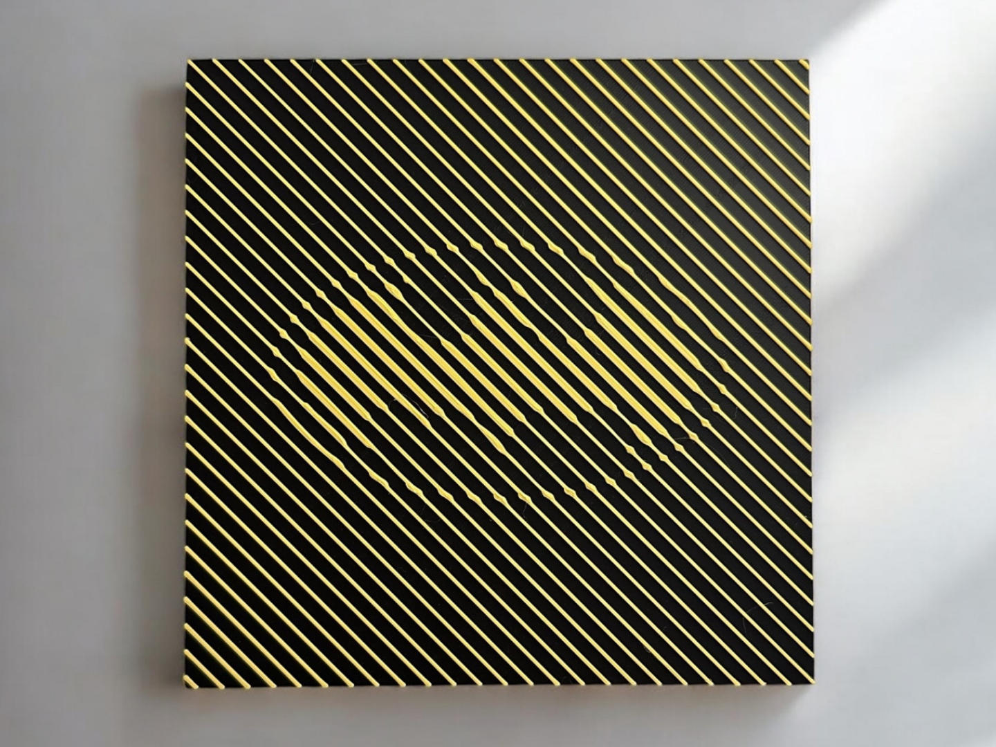 Hero Signal Wall Art – 3D Printed Geometric Design