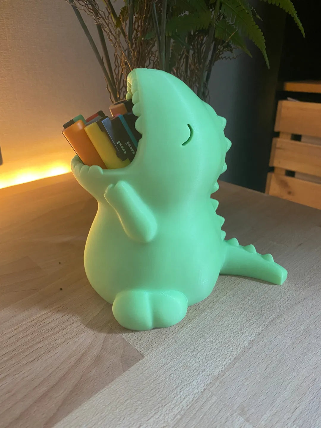 Cute Dinosaur Pen Holder – Fun & Functional Desk Organizer