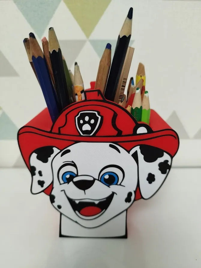 Fire Pup Kids' Pen Holder – Fun Desk Organizer for Kids