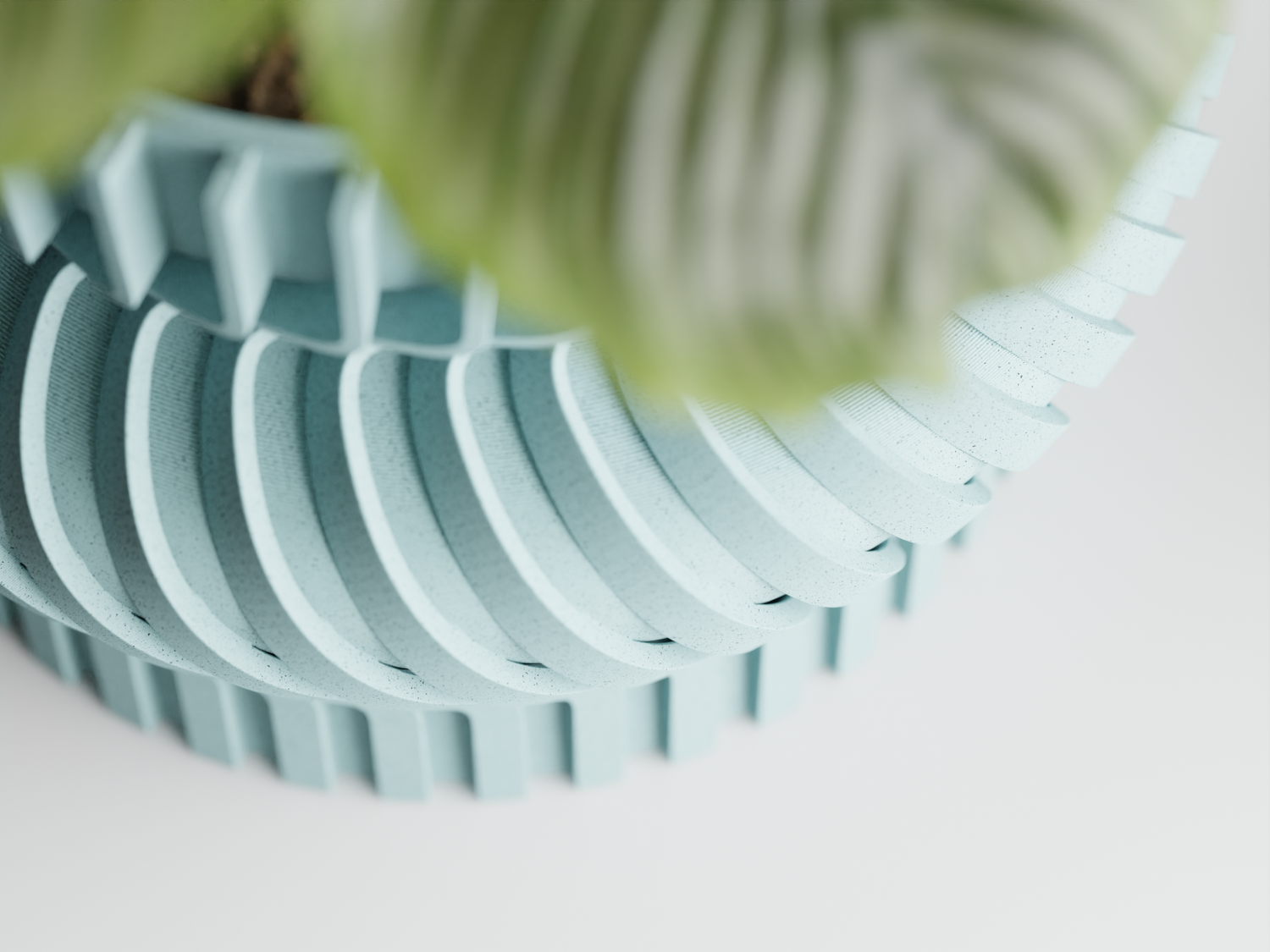 Waveform Planter – Modern Sculptural Plant Pot