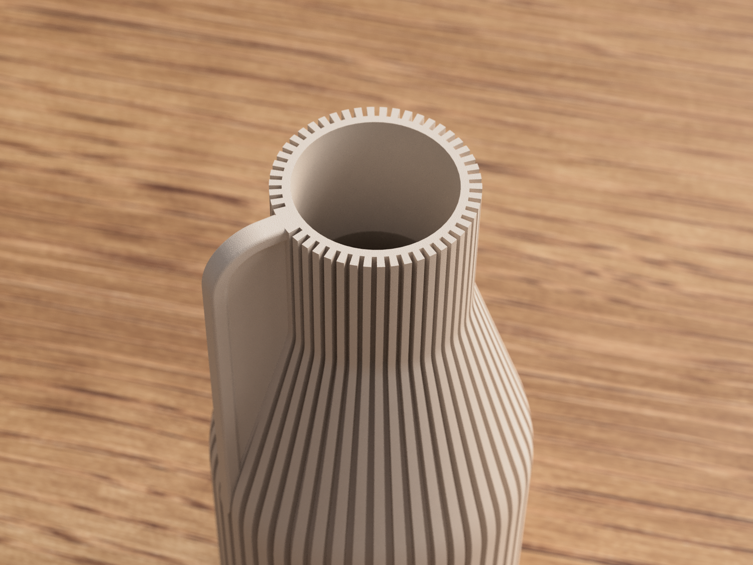 Ridgeflow – Modern Textured Minimalist Vase