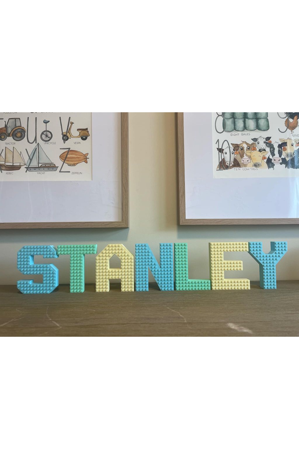 Custom 3D Name Blocks – Personalized Room Decor