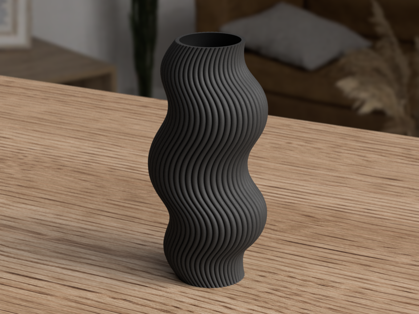 Waveform – Modern Sculptural Wavy Vase