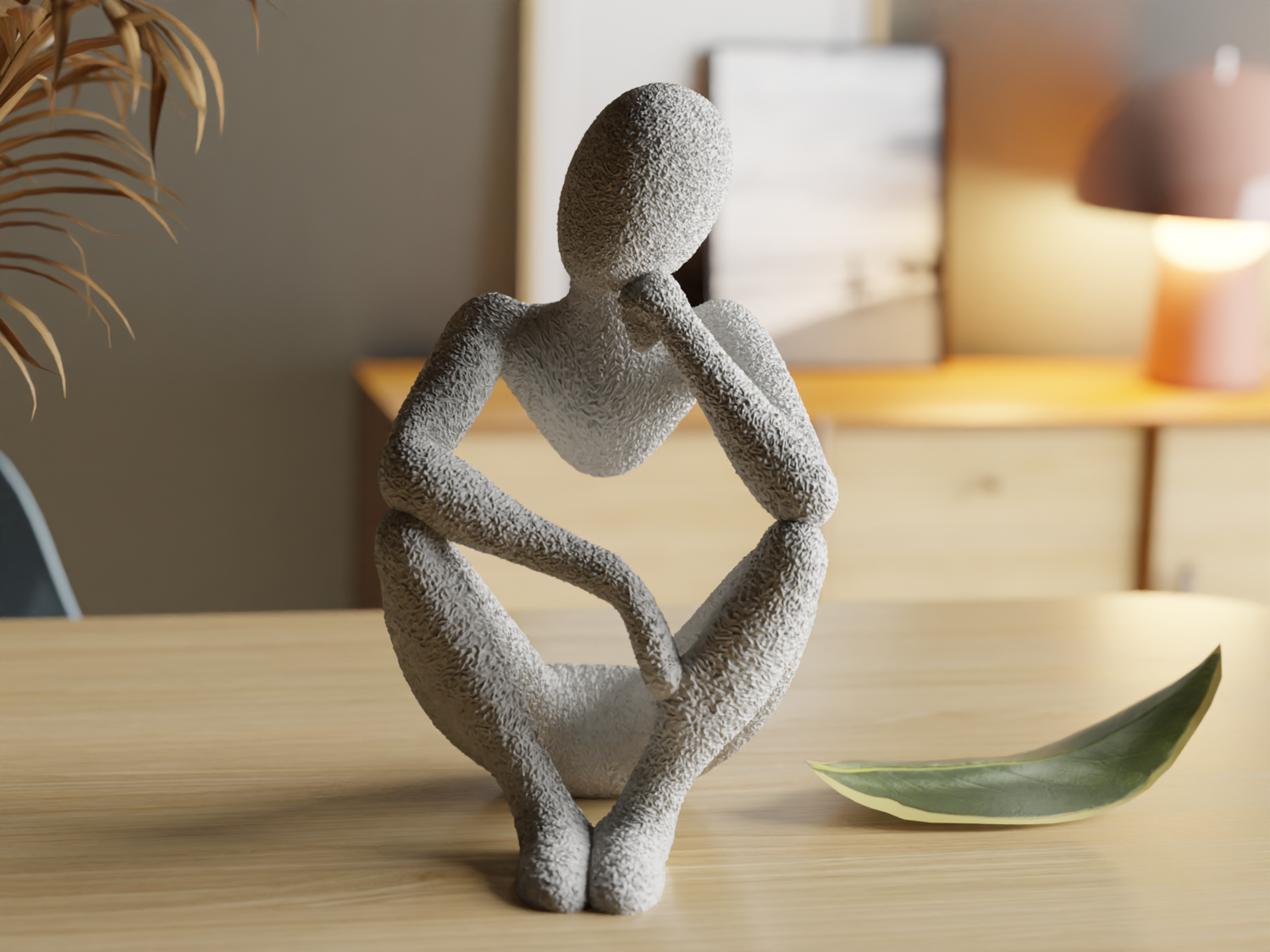 Ethereal Thought – Minimalist Abstract Contemplation Statue