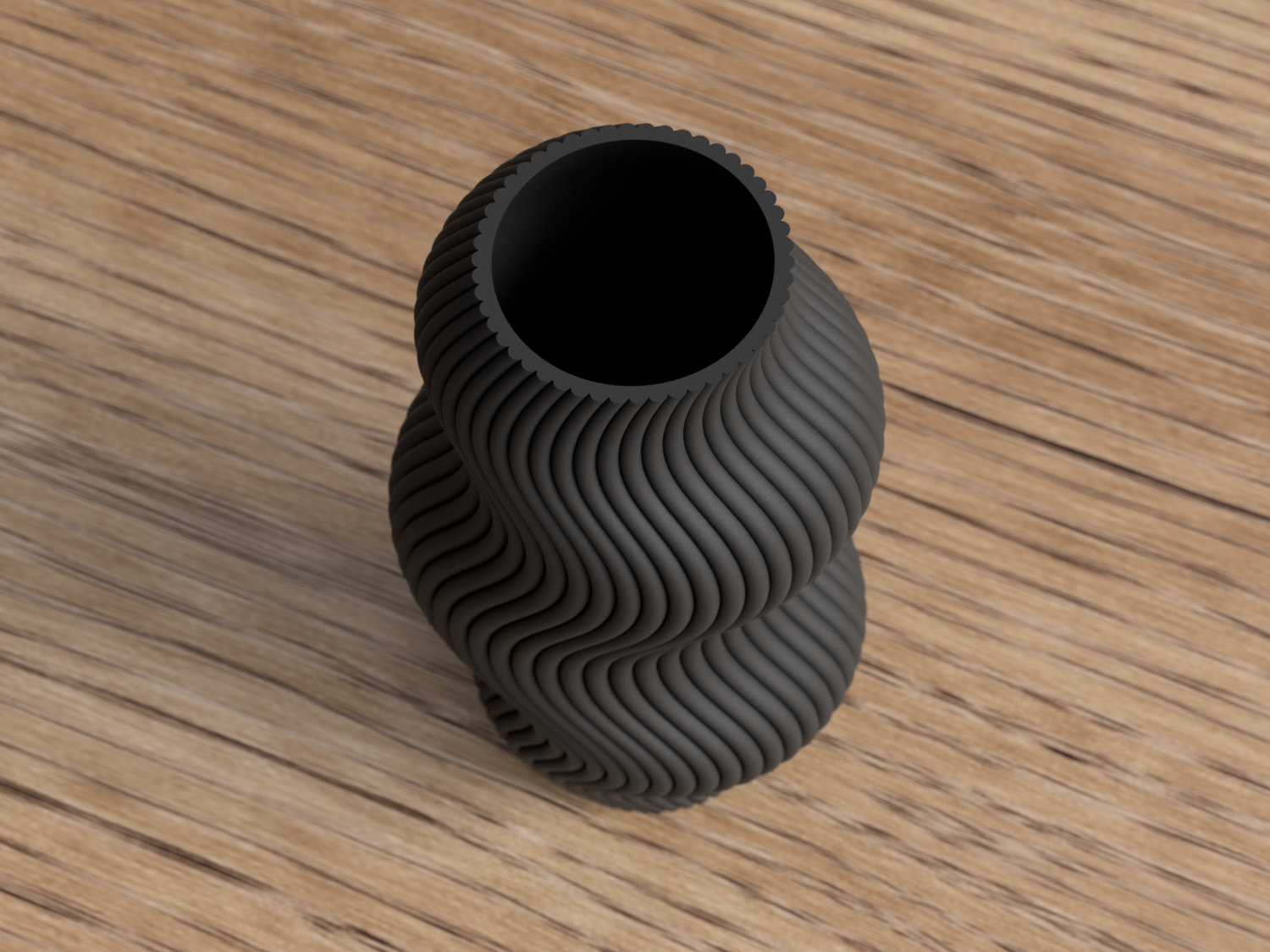 Waveform – Modern Sculptural Wavy Vase