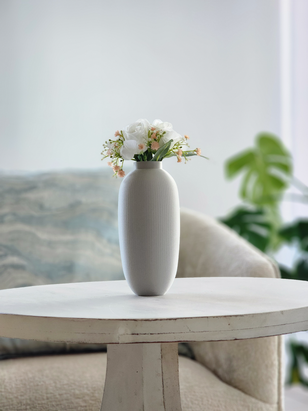 Solace – Smooth Minimalist Oval Vase