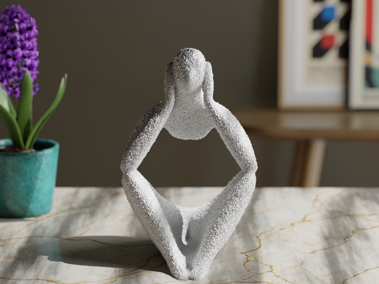 Ethereal Equilibrium Figure – Modern Minimalist Sculpture