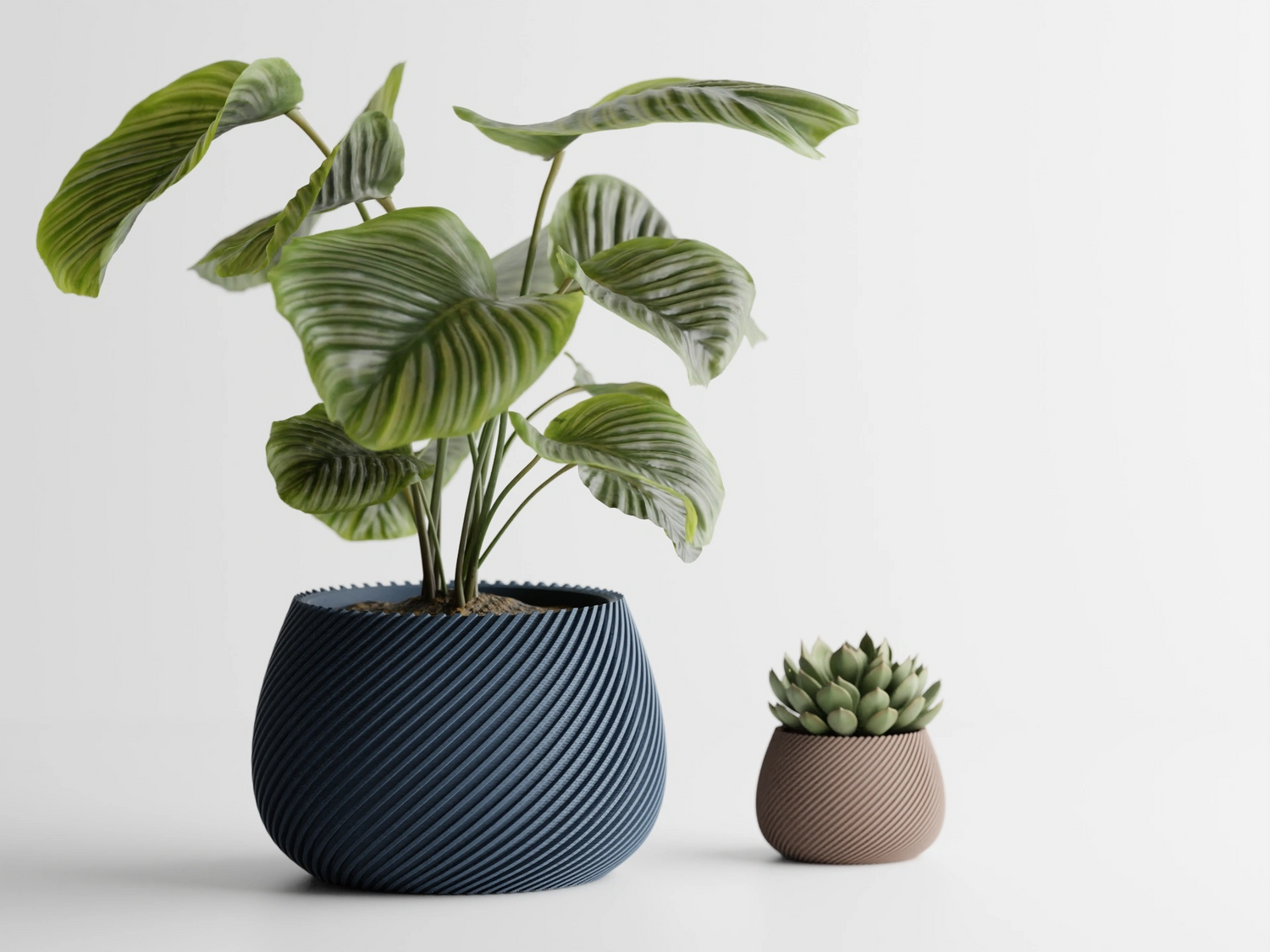 Eclipse Planter – Modern Ribbed Plant Pot