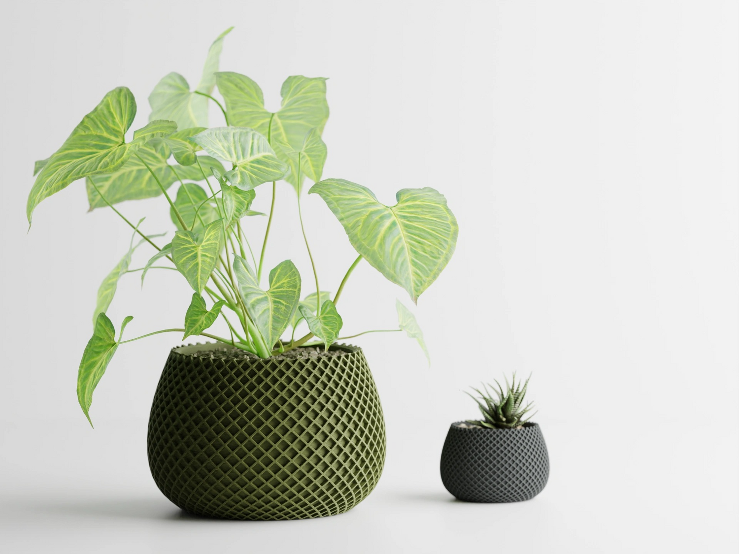 Verde Planter – Modern Ribbed Plant Pot