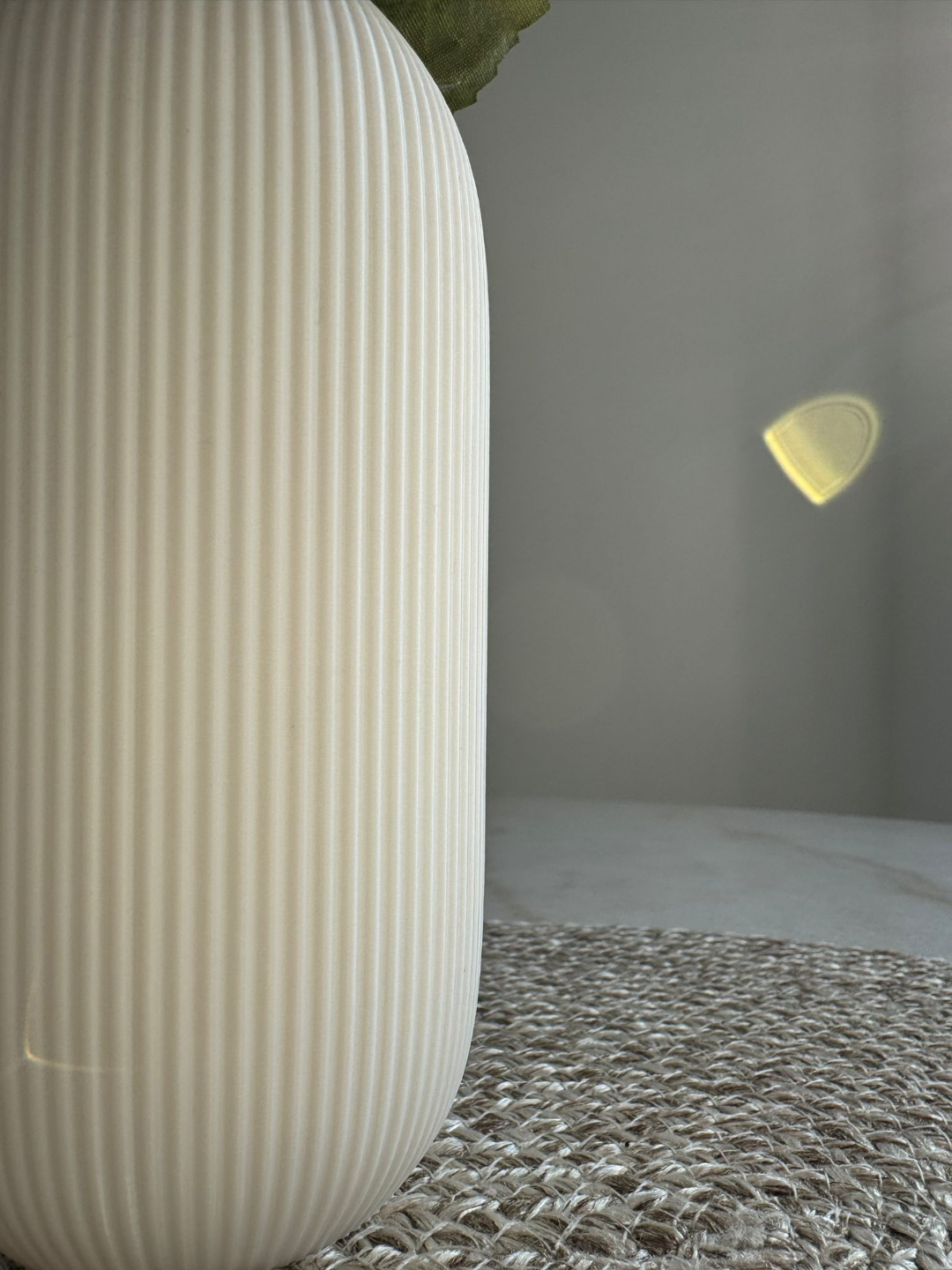 Luna – Minimalist Soft-Ribbed Vase