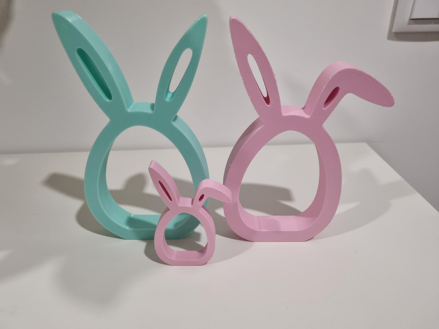 Minimalist Bunny Silhouette Easter Decor